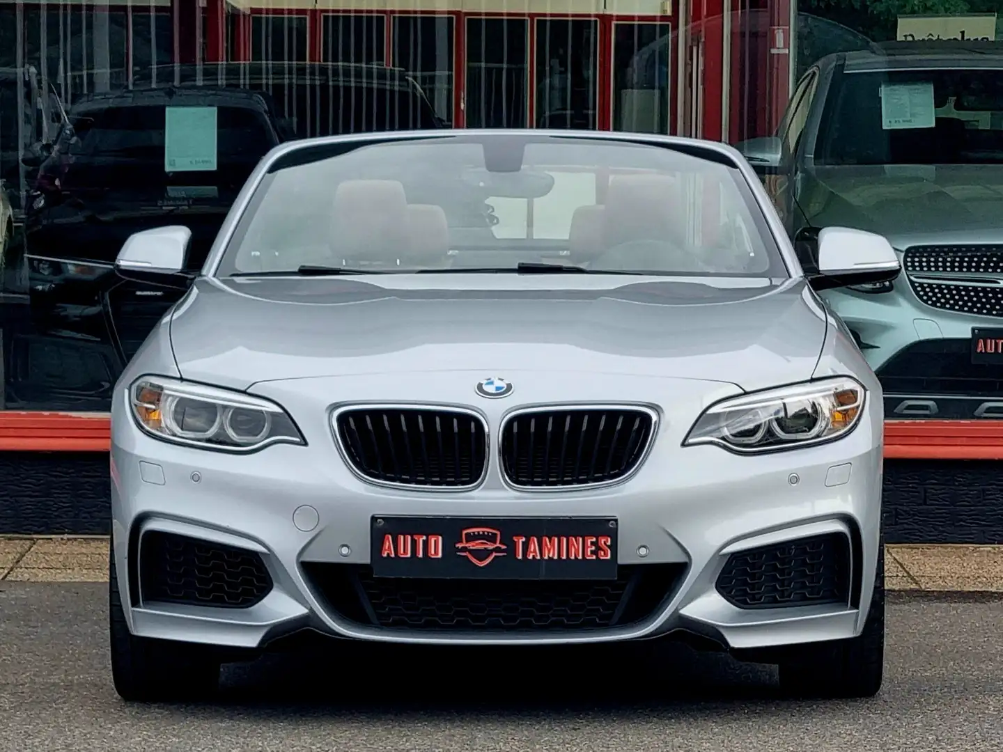 BMW 218 i Cabriolet / Boite auto / Pack M / Full Option Argent - 2