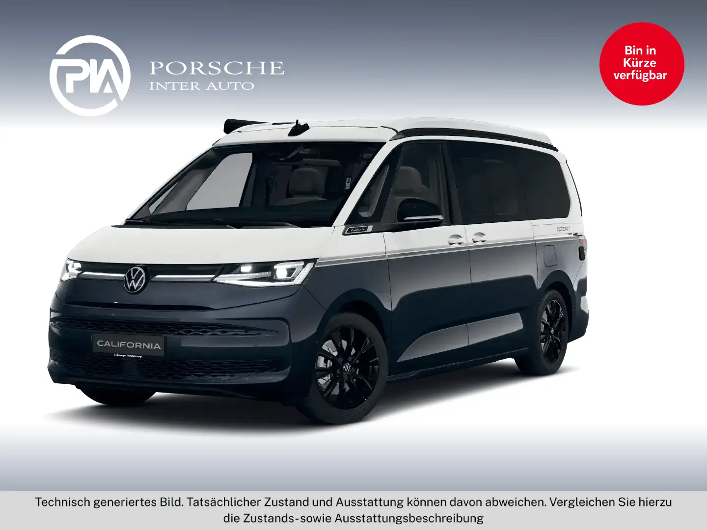 Volkswagen T7 California VW T7 California Ocean eHybrid 180 kW 4M Weiß - 1
