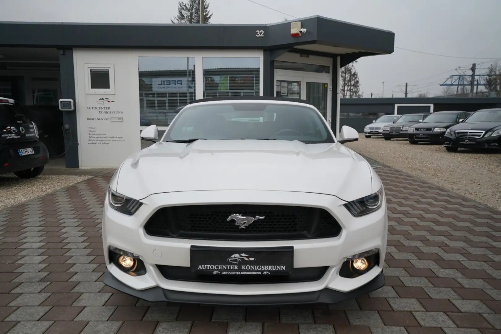 Ford Mustang GT 5.0*Convertible*1.Hand*Shaker*Leder* Blanc - 2