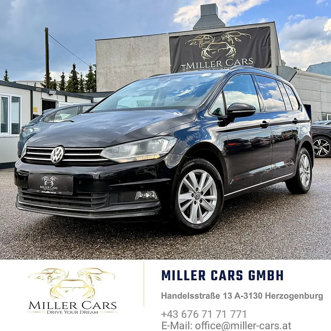 Volkswagen Touran Comfortline 2,0 TDI SCR DSG Schwarz - 1