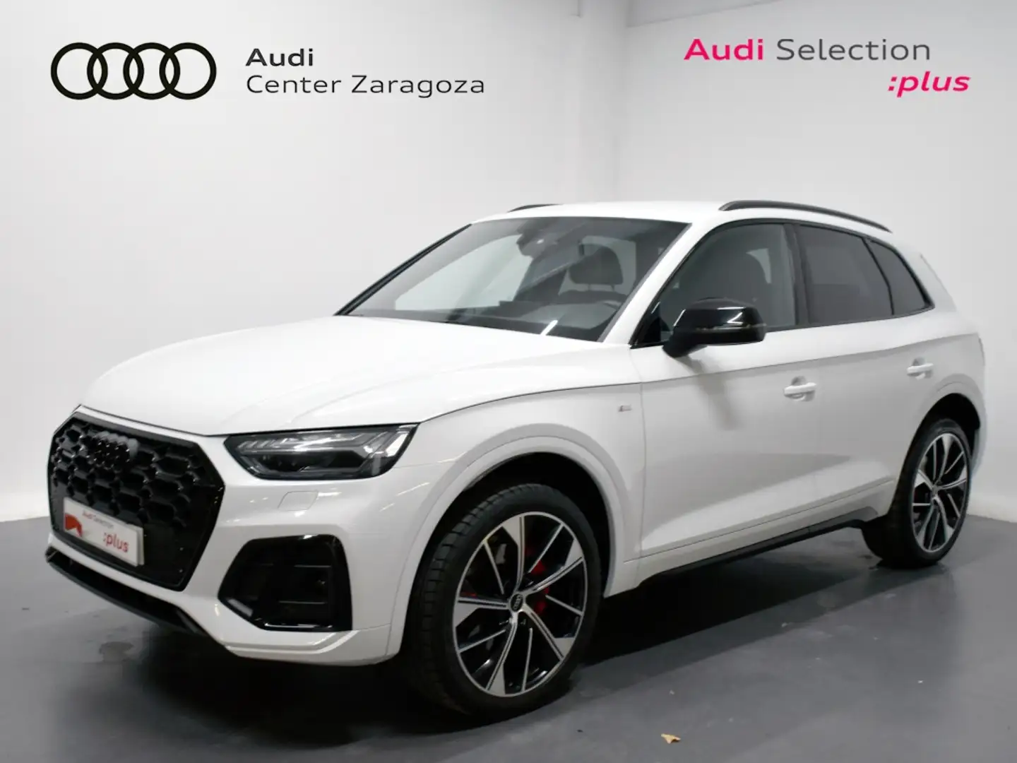 Audi Q5 40 TDI quattro-ultra Black line S tronic 150kW Blanco - 1