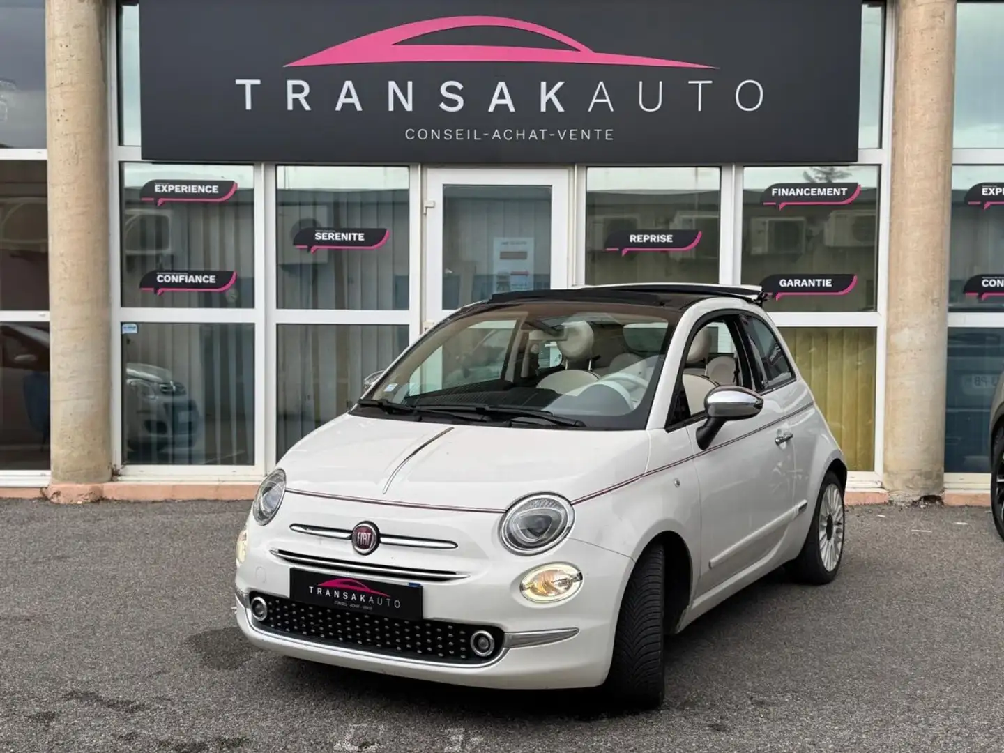Fiat 500 MY20 SERIE 7 EURO 6D 0.9 85 ch TwinAir S/S Dolcevita Blanc - 1