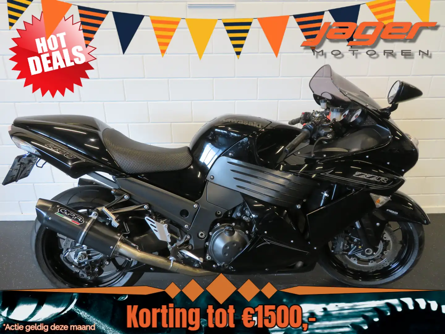 Kawasaki ZZR 1400 ABS ZZR1400 PERFECT! GPR Zwart - 1