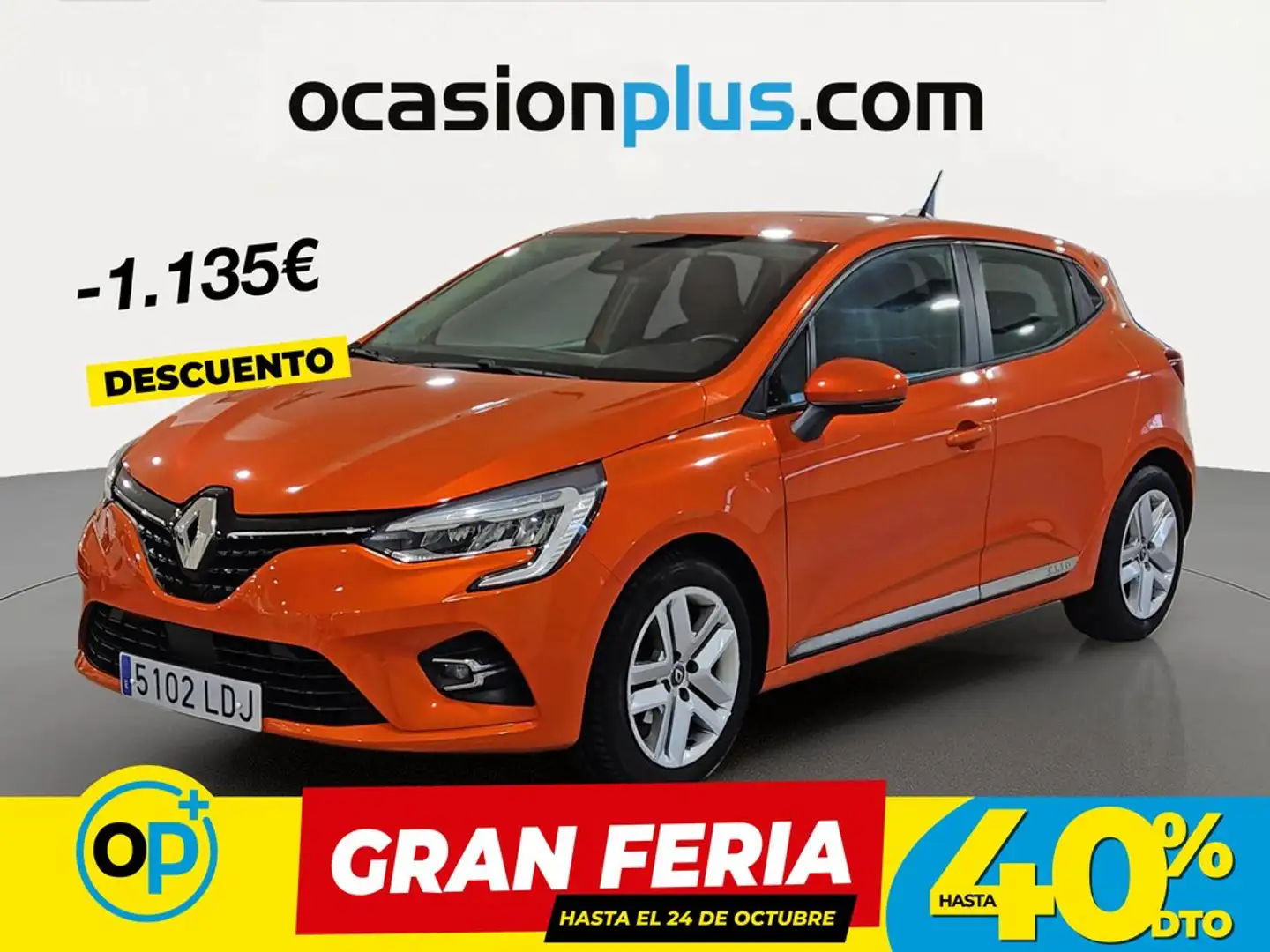Renault Clio TCe Intens 74kW Naranja - 1