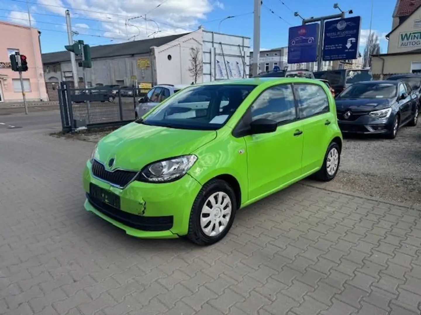Skoda Citigo 1.0 Active*1.Hand*Klima*TÜV 10 / 2026 Grün - 1