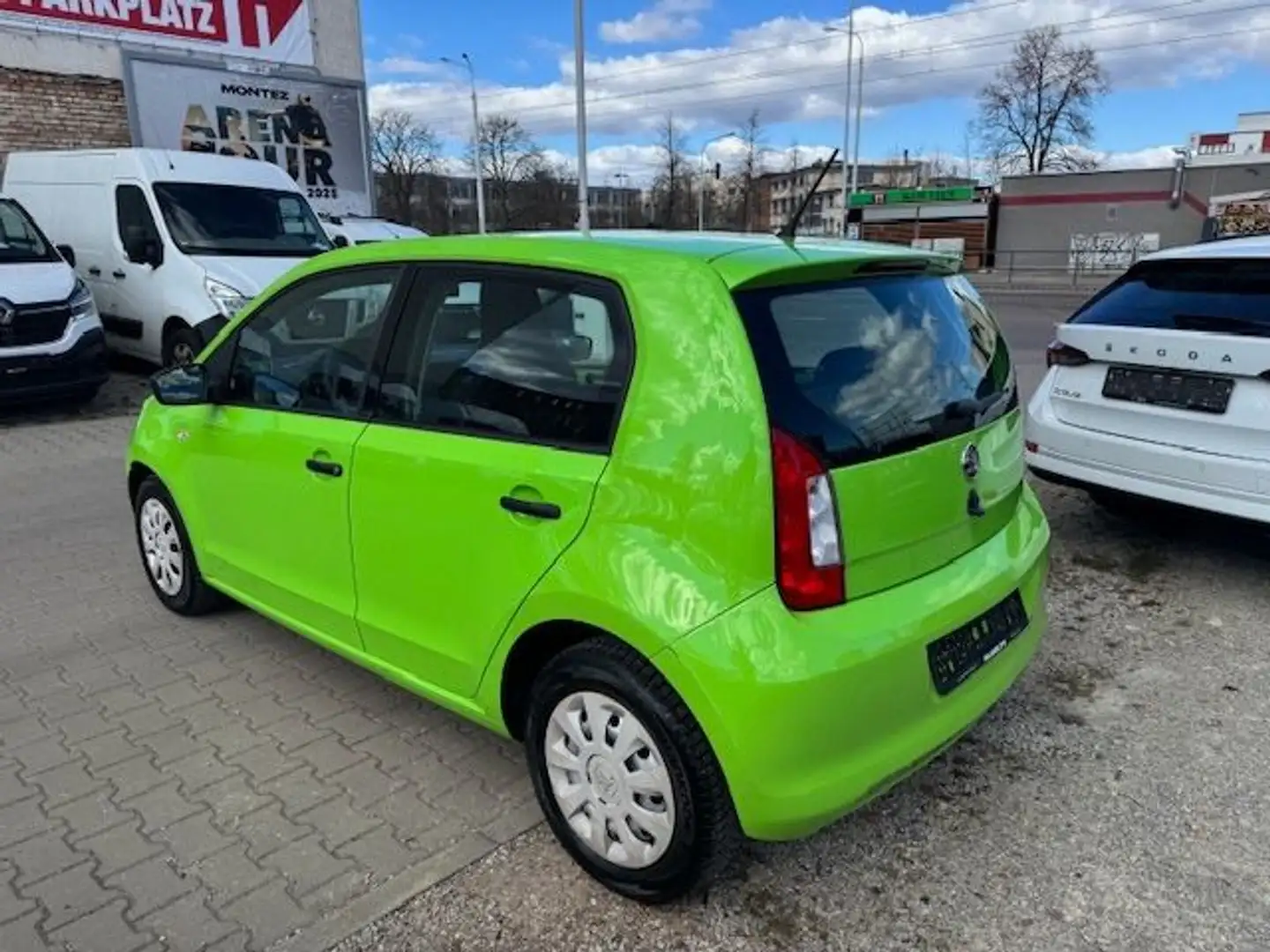 Skoda Citigo 1.0 Active*1.Hand*Klima*TÜV 10 / 2026 Grün - 2