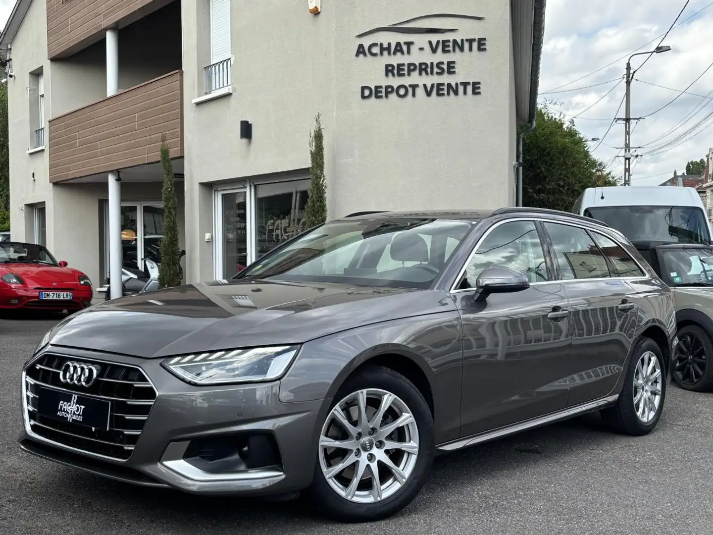 Audi A4 Avant 2.0 35 TDI - 163 - BV S-tronic  AVANT Busine Gris - 1