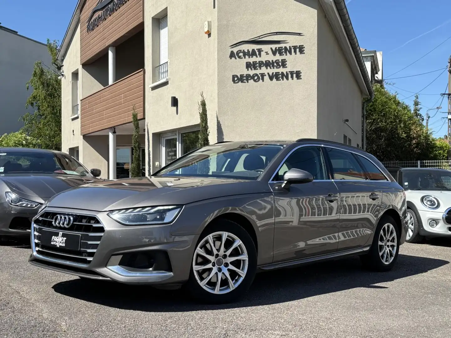 Audi A4 Avant 2.0 35 TDI - 163 - BV S-tronic  AVANT Busine Gris - 1