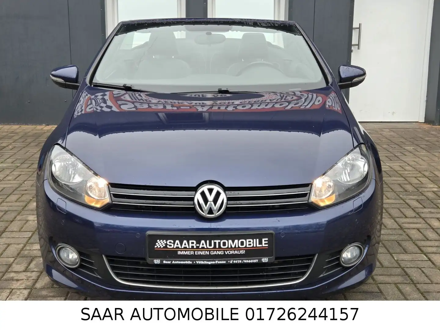 Volkswagen Golf VI Cabriolet Lounge BMT Blau - 2