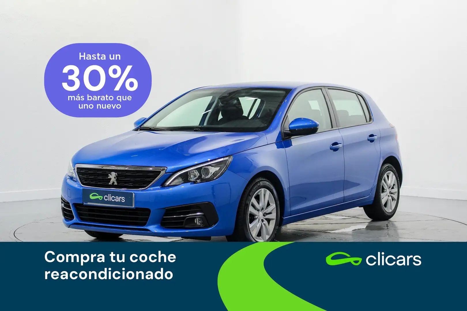 Peugeot 308 1.5BlueHDi S&S Access 100 Plateado - 1