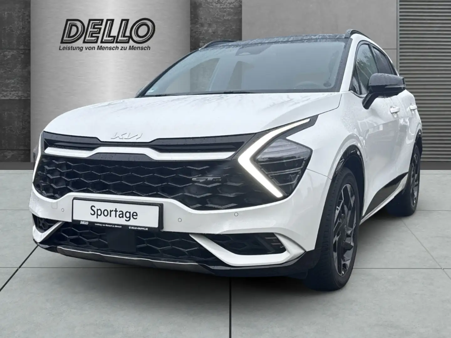 Kia Sportage GT-Line Allrad 1.6 CRDi Mild Hybrid 7-AT Leder Dri Weiß - 1
