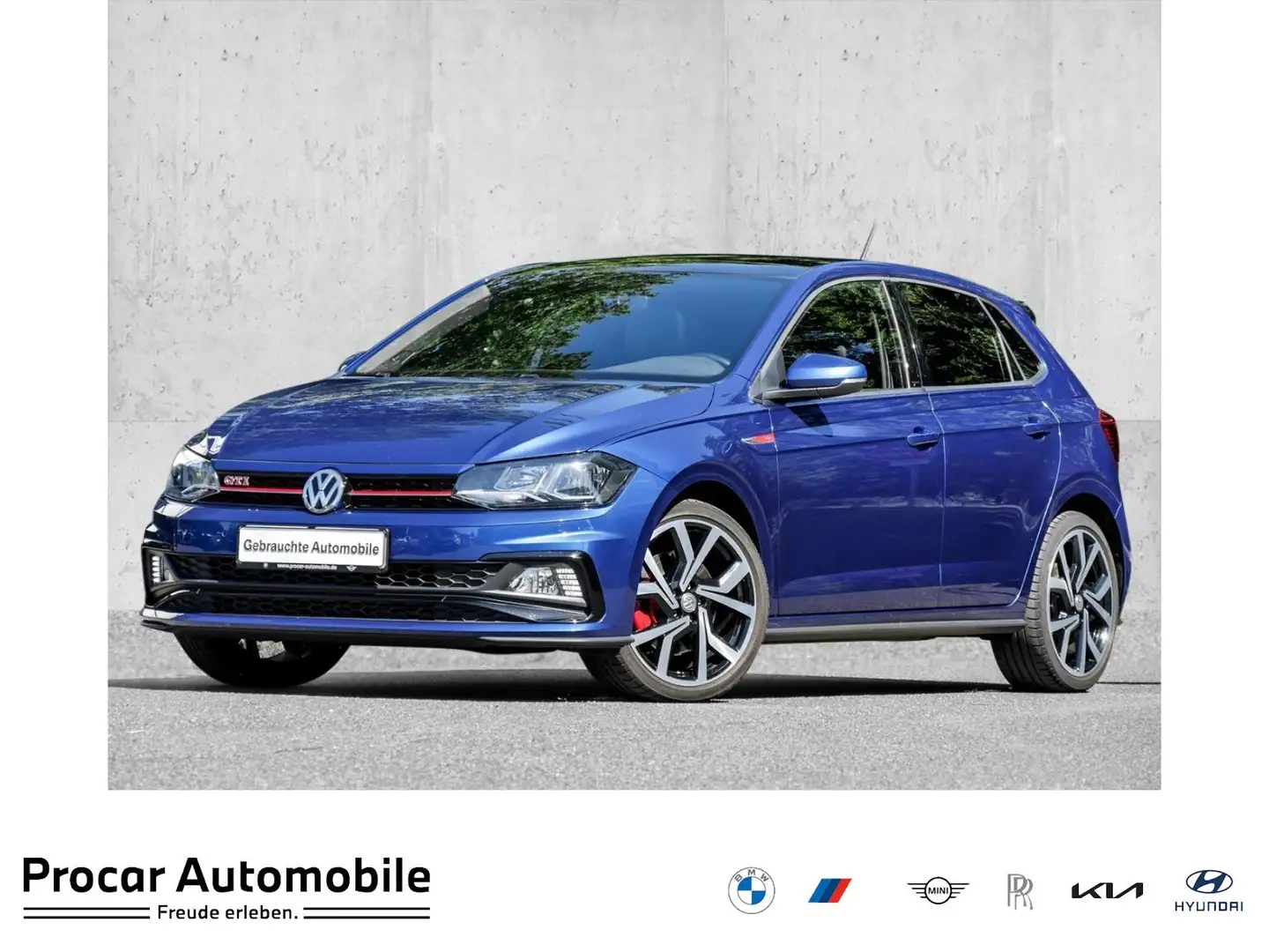 Volkswagen Polo GTI GTI+DSG+ACC+PANO+KAMERA+18" LMR Bleu - 1