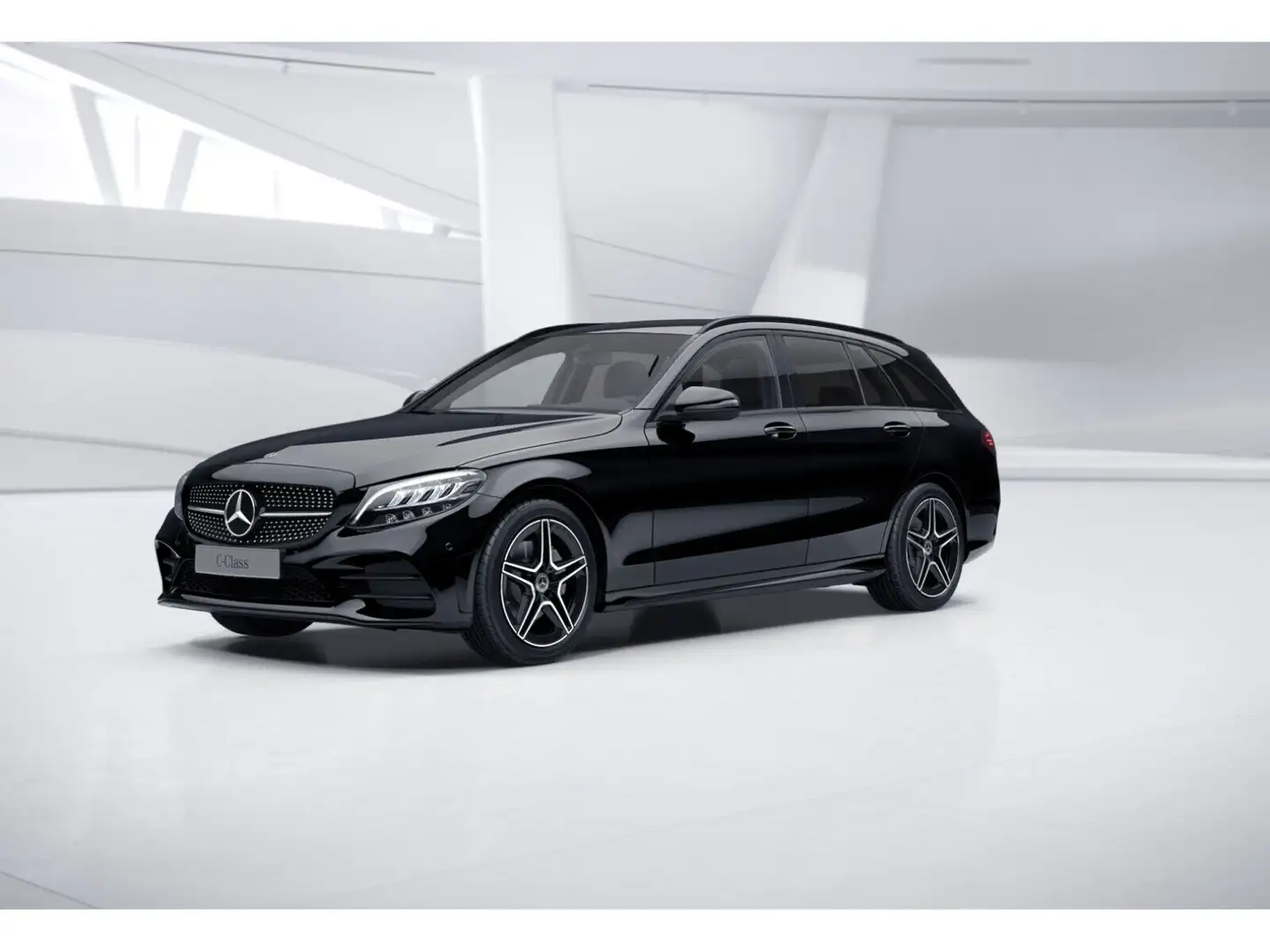 Mercedes-Benz C 200 d T-Modell PTS Cam Navi AUT Wide LED  SHZ Zwart - 1