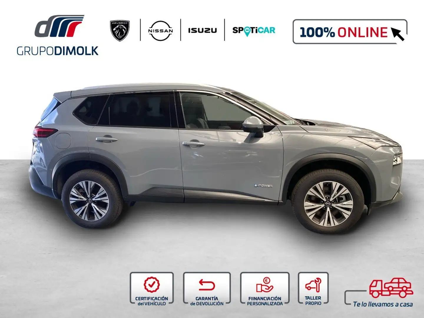 Nissan X-Trail 1.5 e-Power N-Connecta e-4orce 4x4 5pl. 158kW Gris - 2