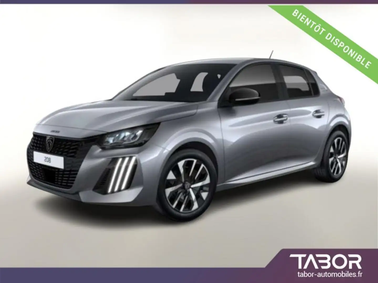 Peugeot 208 1.2 PT 100 Active SHZ Radars Reg. Gris - 1