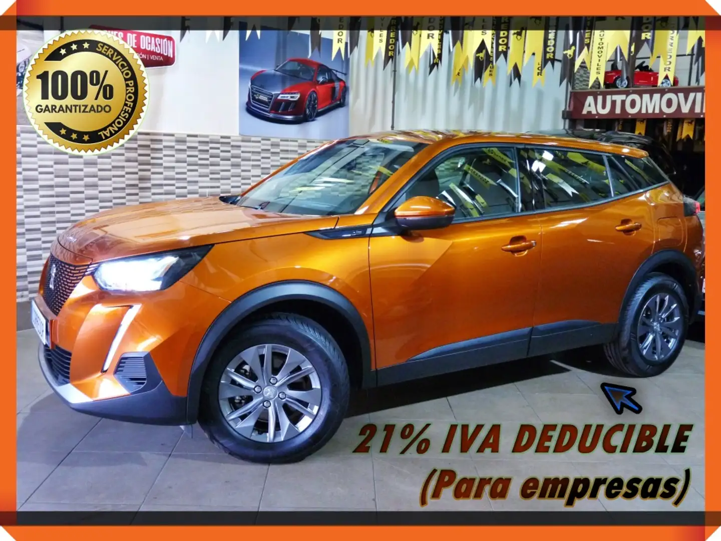 Peugeot 2008 Active Pack Eléctrico 100kW Orange - 1