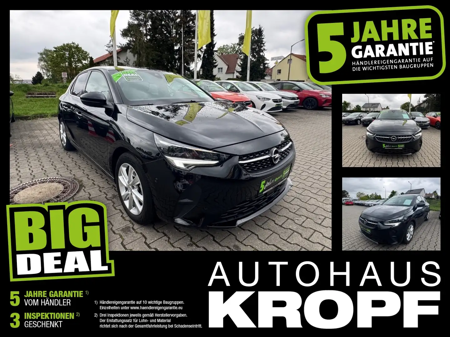 Opel Corsa F 1.2 Turbo LED+SHZ+Winterp.+Fernlichtass. Schwarz - 1