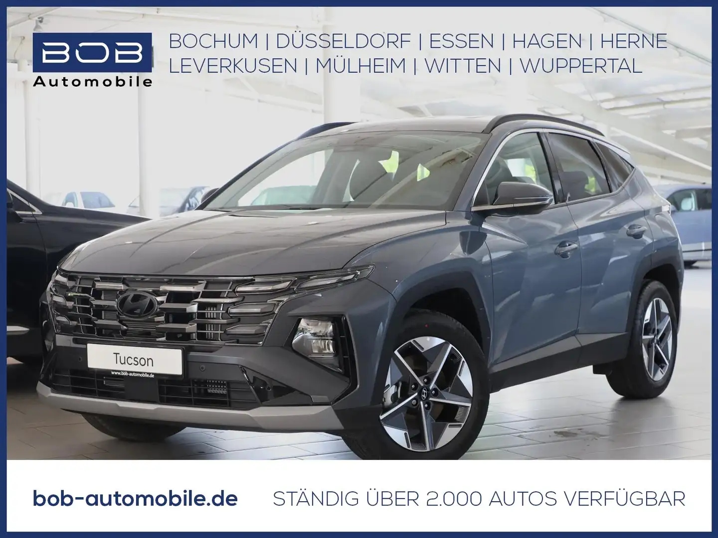 Hyundai TUCSON Trend 1.6 T-GDI (160 PS) 48V 7-DCT 2WD Grijs - 1