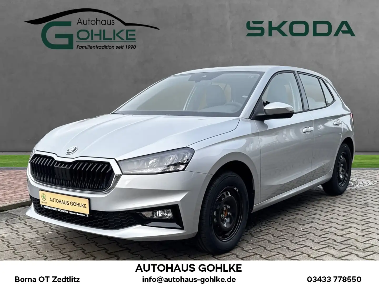 Skoda Fabia Essence 1.0 59kW*Klima*Parksensoren*LED* Klima Argent - 1