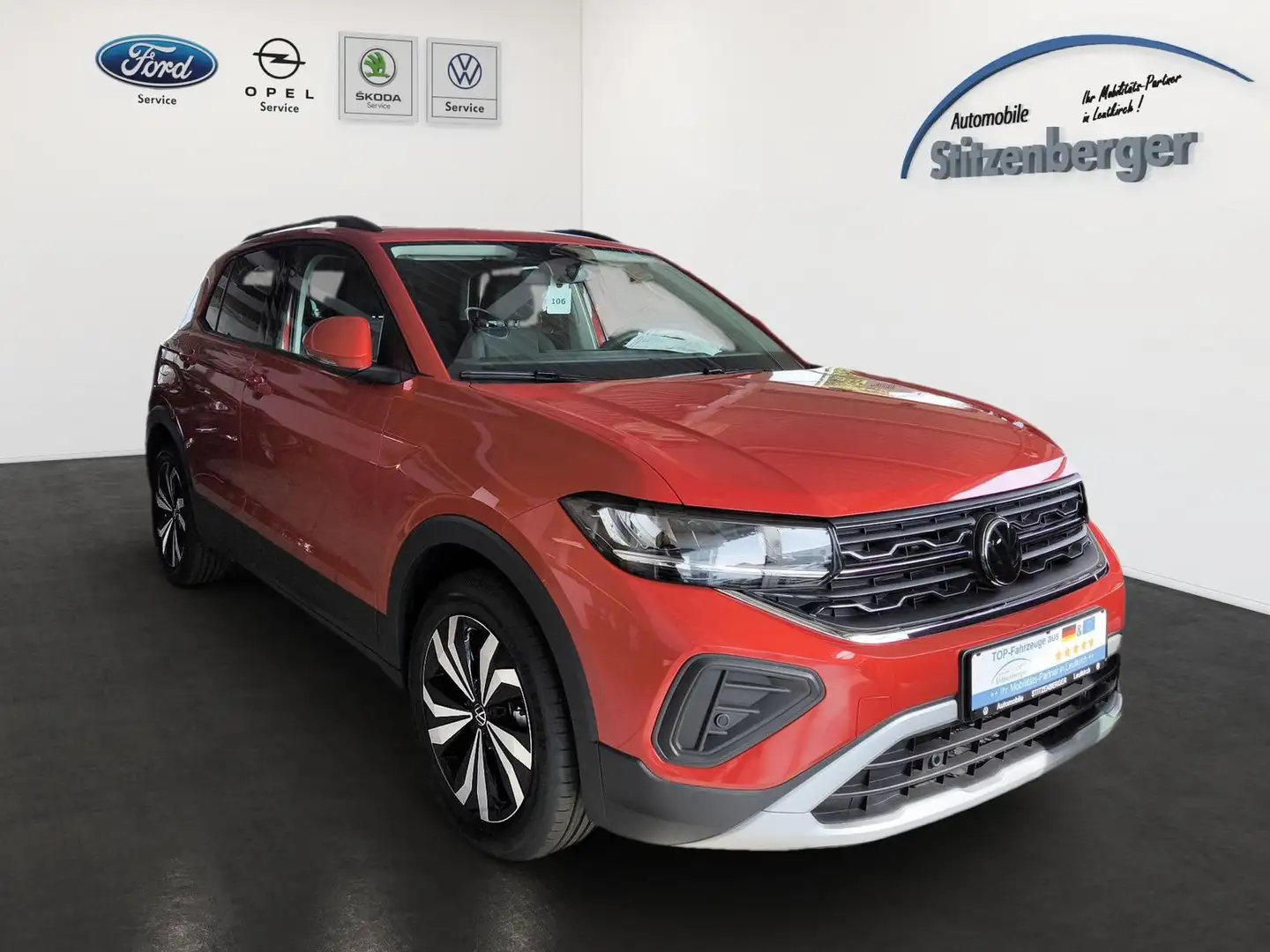 Volkswagen T-Cross Life 1.0 TSI *RFK*LED*ALU*SHZ*KLIMA Rouge - 2
