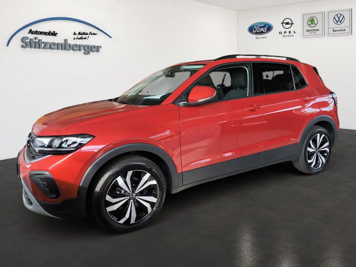 Volkswagen T-Cross Life 1.0 TSI *RFK*LED*ALU*SHZ*KLIMA Rouge - 1