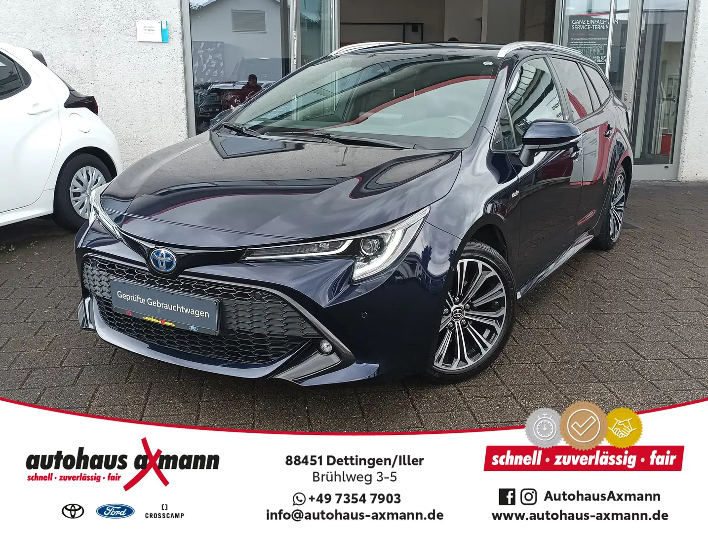 Toyota Corolla TS 2.0 Hybrid  * Team D * Technik-Paket *AHK *Navi Blau - 1