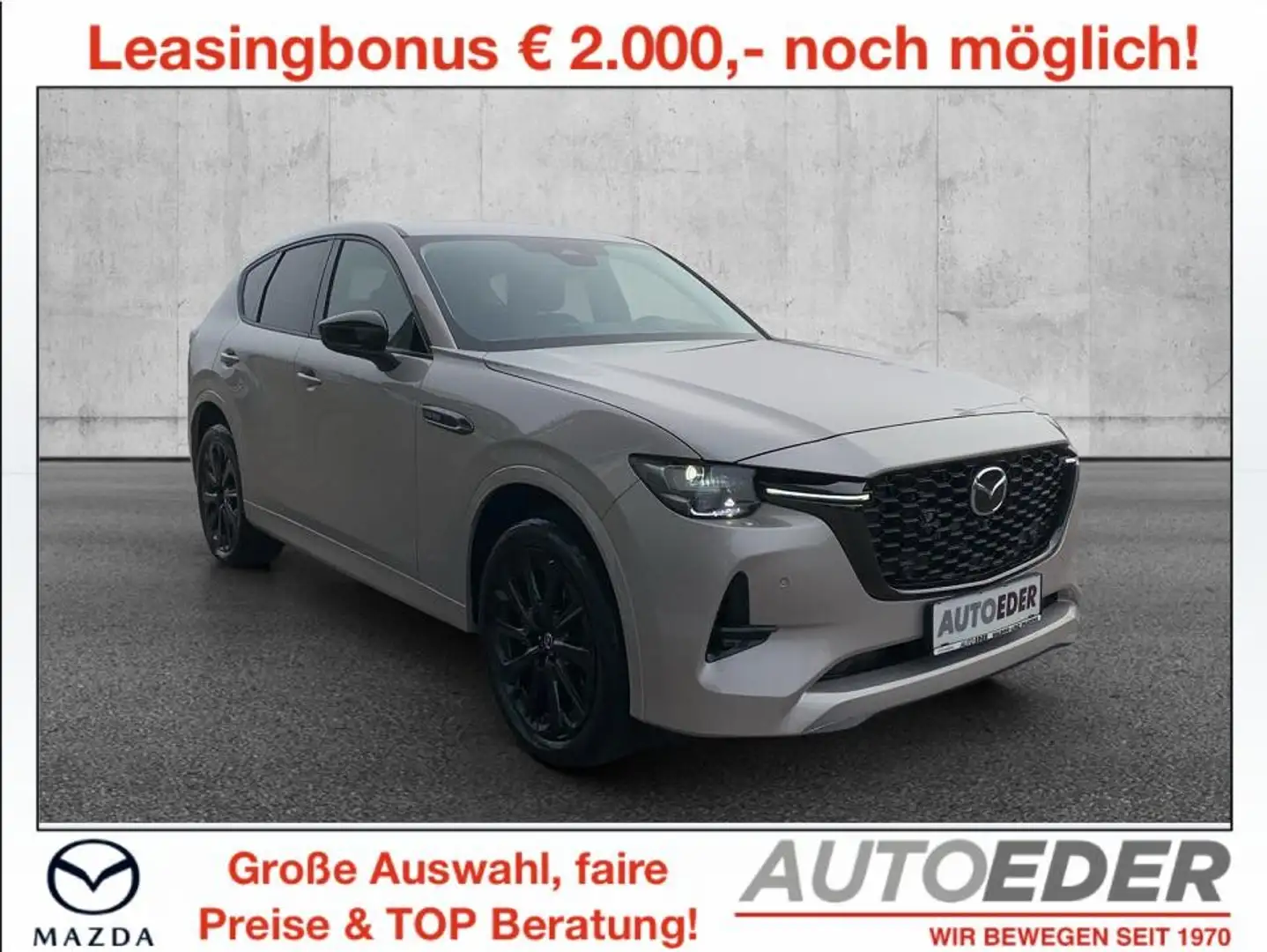 Mazda CX-60 3.3L e-SKYACTIV D AWD HOMURA Aut. Grau - 1