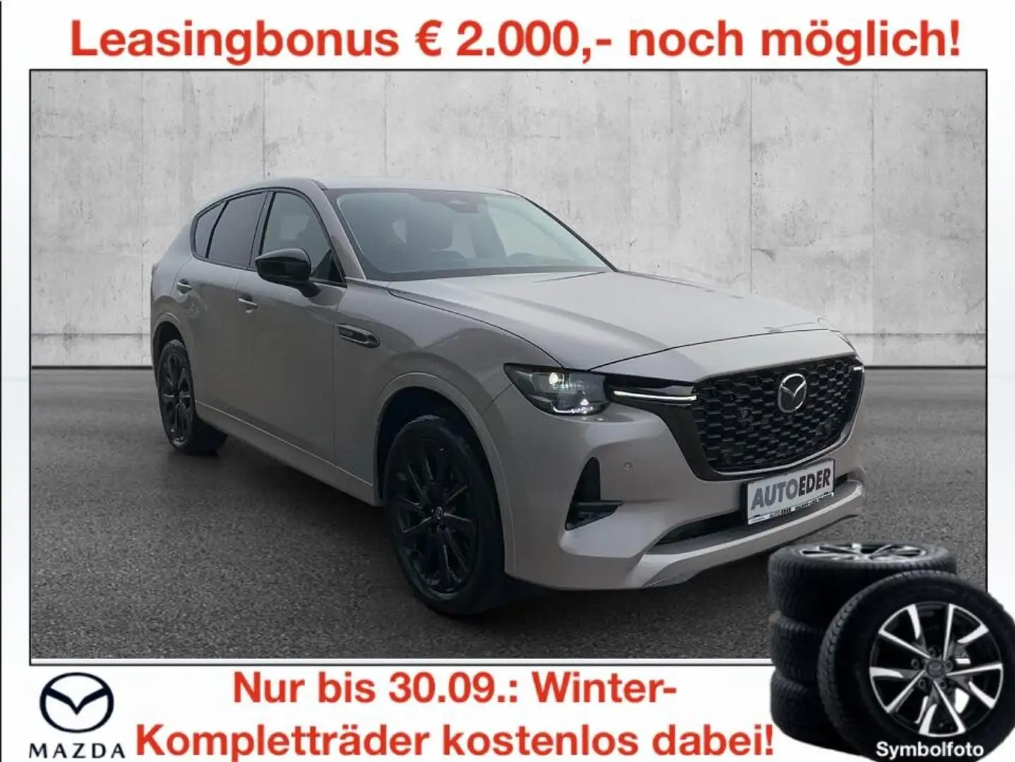 Mazda CX-60 3.3L e-SKYACTIV D AWD HOMURA Aut. Grau - 1