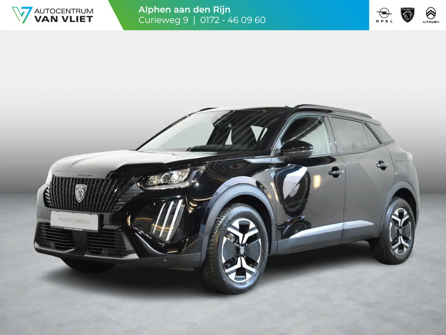 Peugeot 2008 1.2 PureTech 100 Allure NAVIGATIE | CARPLAY | ACHT Zwart - 1