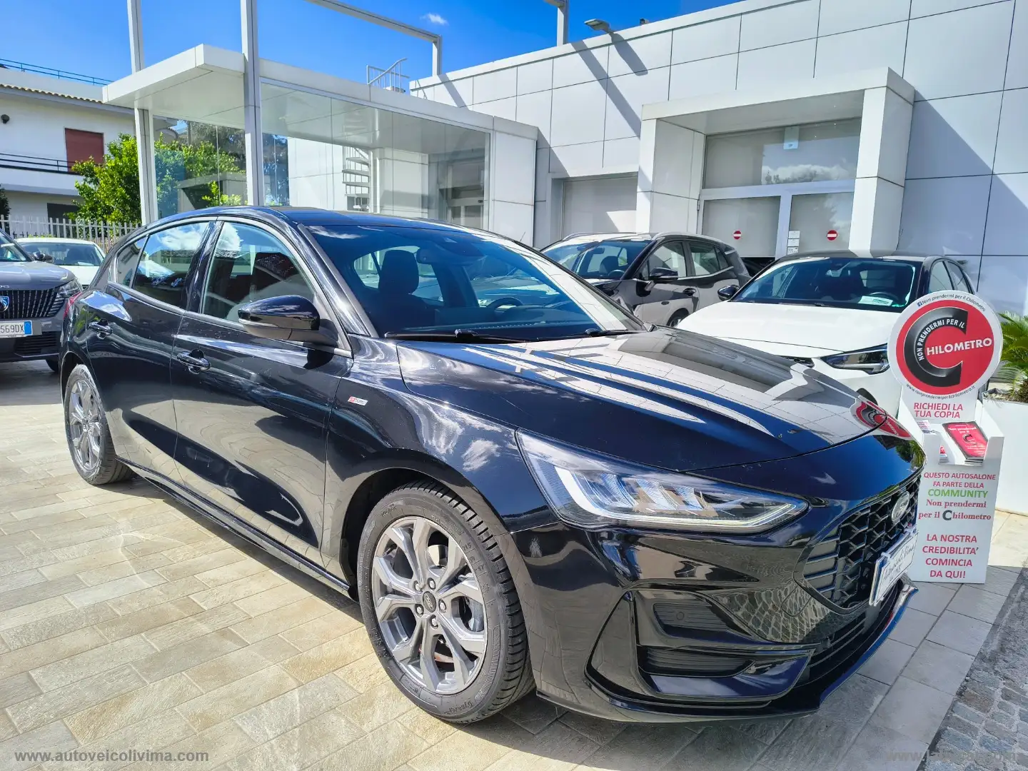 Ford Focus 1.5 EcoBlue 120CV 5p. ST Line TAGL. E GARANZIA FOR Zwart - 1