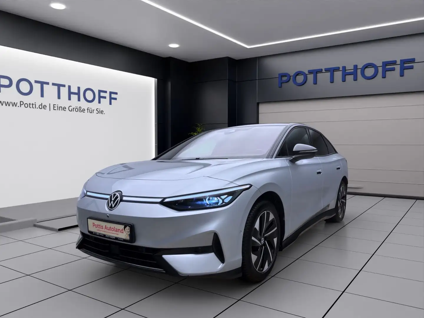 Volkswagen ID.7 PRO AHK IQ.LIGHT KAMERA NAVI LM19 Argent - 1