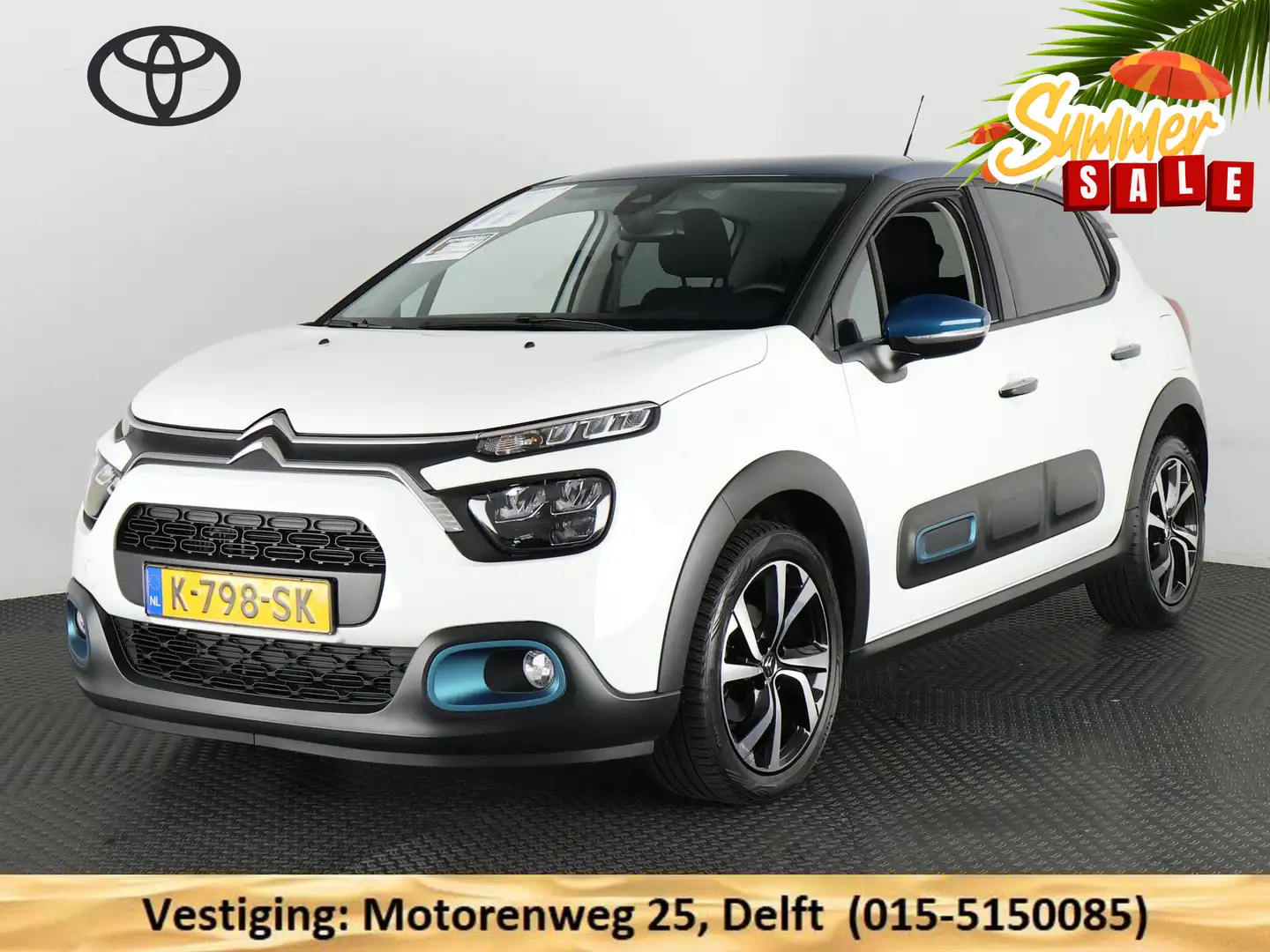 Citroen C3 1.2 SHINE 110 PK 1e EIG. TOT 2 JR GARANTIE* NAVI.C Blanc - 1
