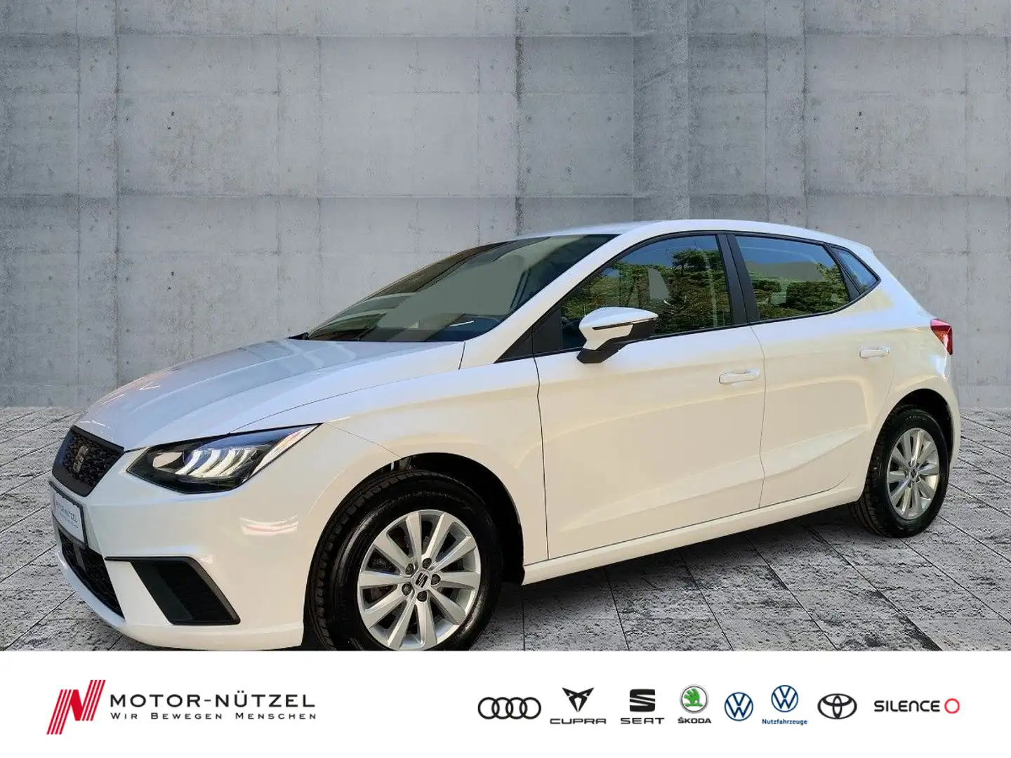 SEAT Ibiza 1.0 TSI STYLE LED+NAVI+GRA+SHZ+PDC+DAB+ALU Weiß - 1