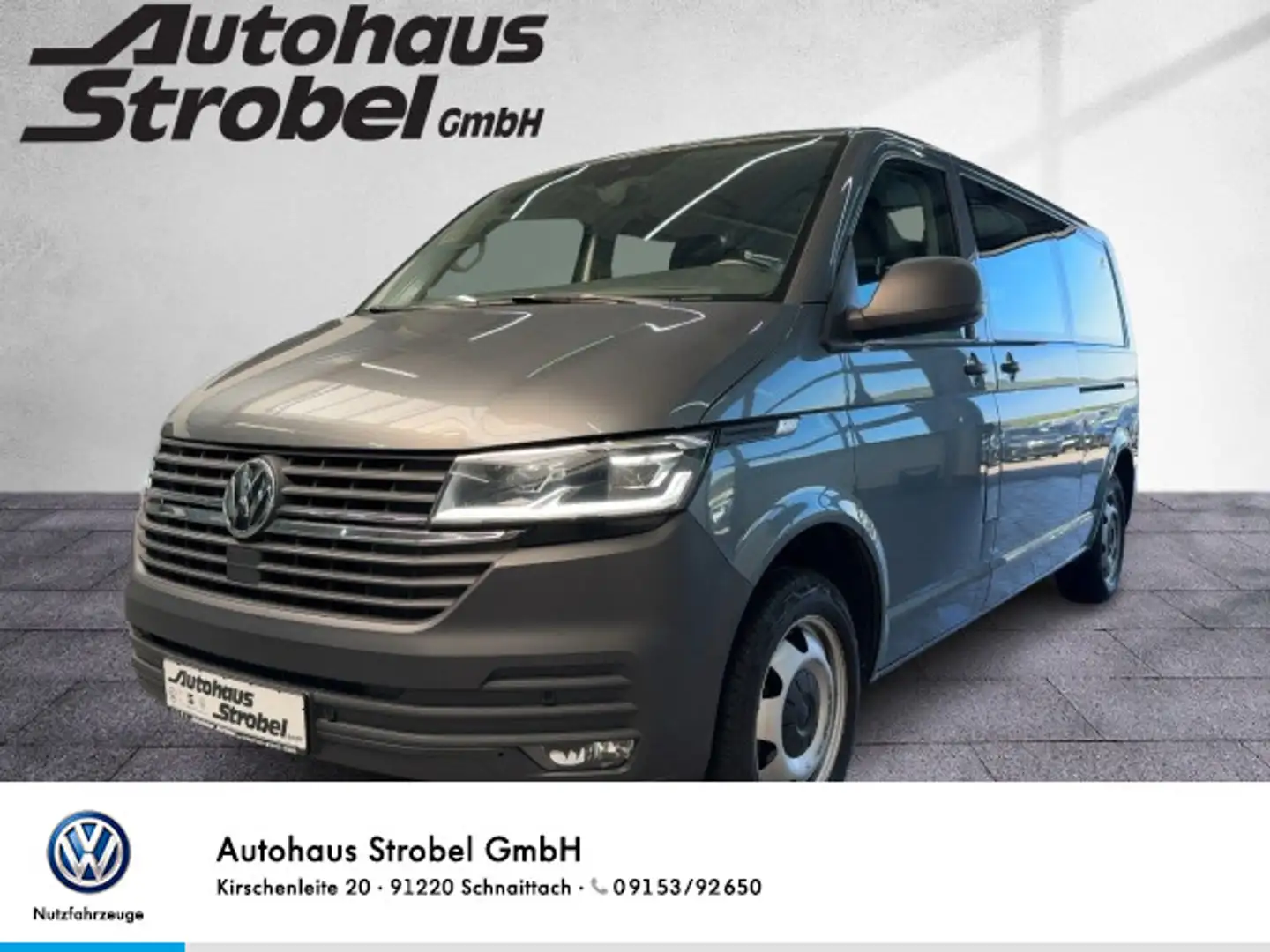Volkswagen T6.1 Kombi 2.0 TDI DSG 4M 7-Sitze ACC Navi LED K Gris - 1