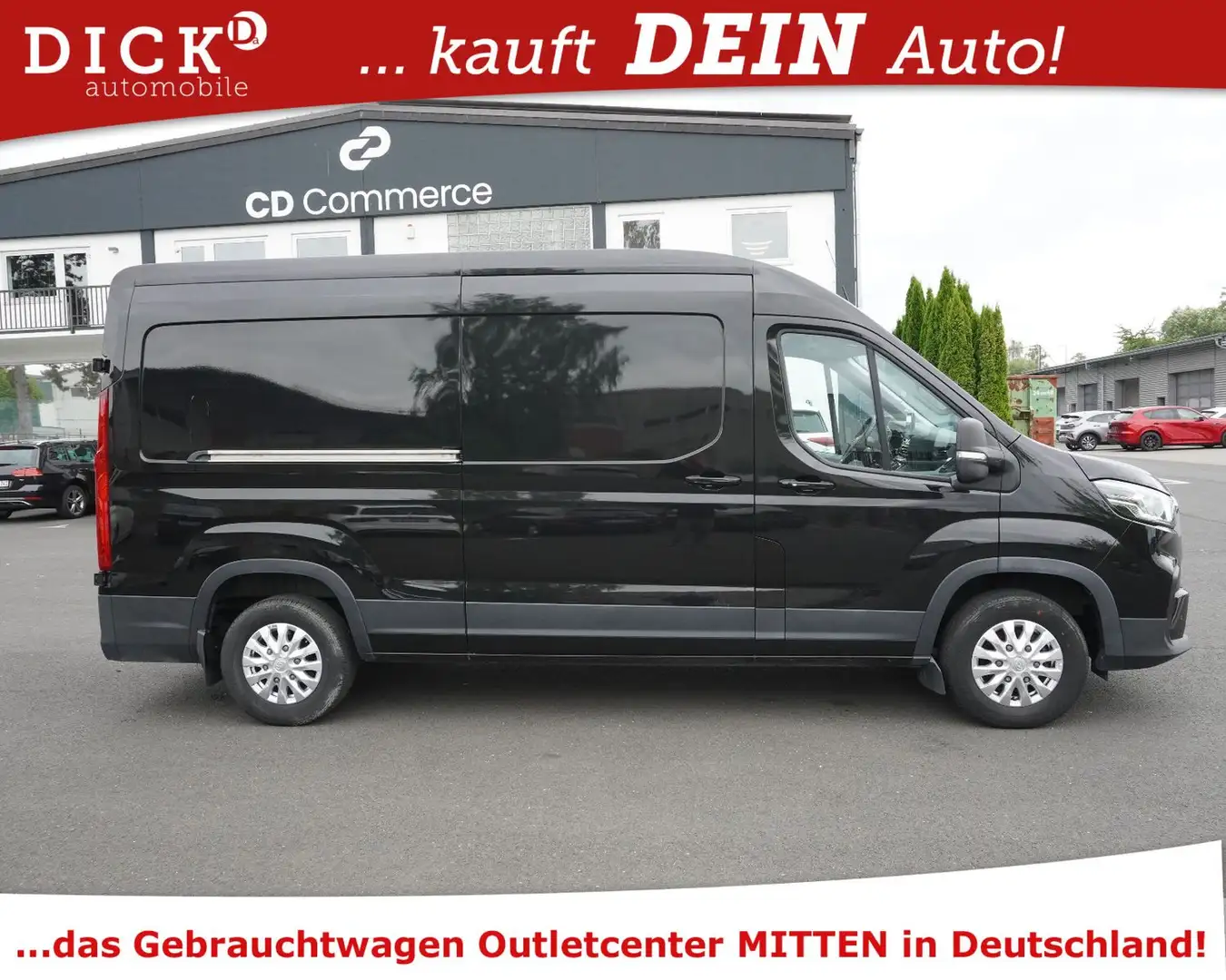 Maxus Deliver 9 2.0d L3H2 3SI+KLIMA+KAM+TEMP+LED+AHK+ Schwarz - 2