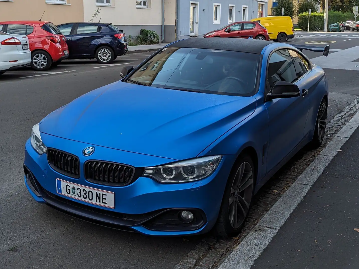 BMW 420 420d Coupe Blau - 2
