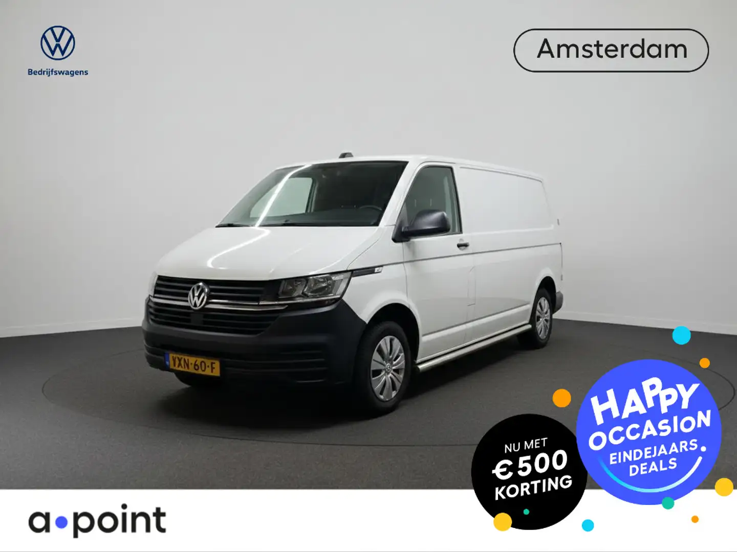 Volkswagen T6.1 Transporter 2.0 TDI L2H3 28 110 pk | Verlengde garantie | Navi Blanc - 1