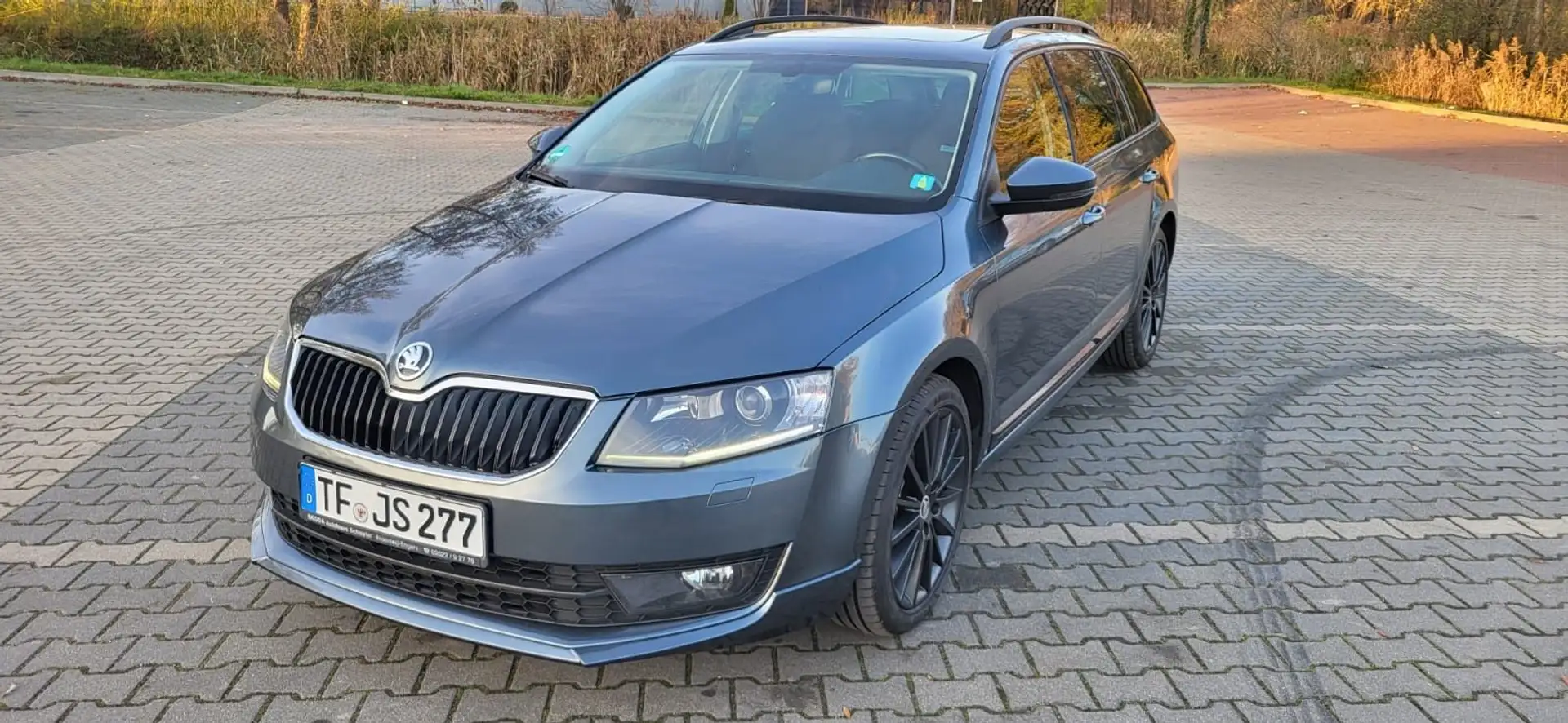 Skoda Octavia Combi AmbitionPanoramNaviSportAhkBiXenon Grau - 2