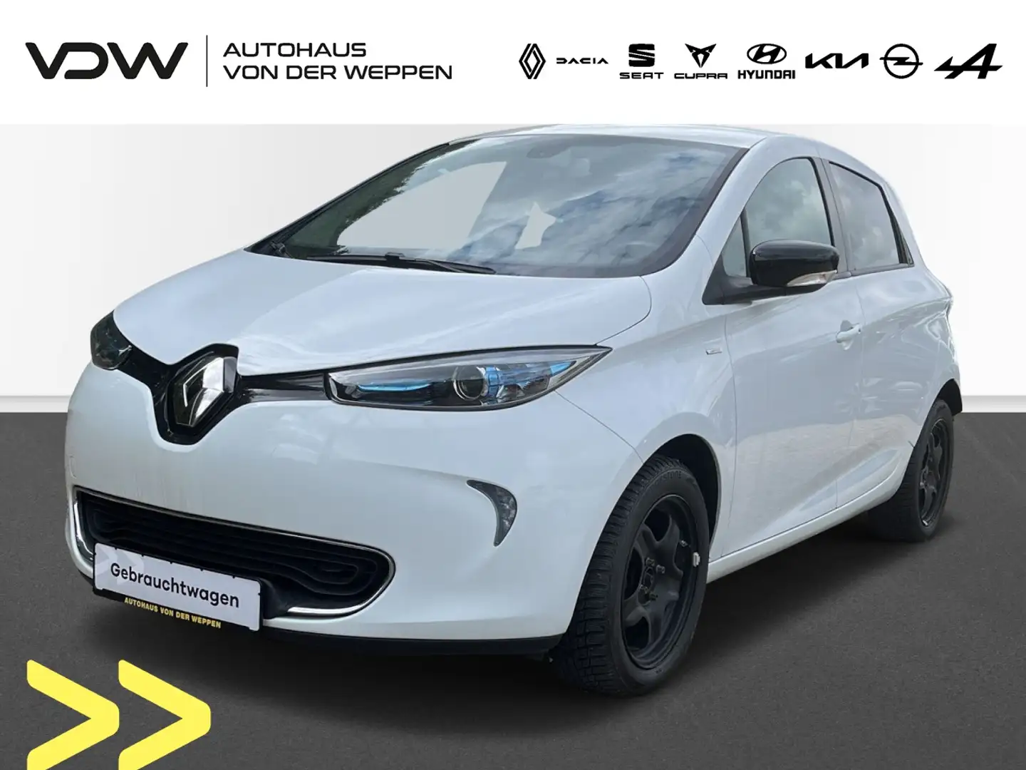 Renault ZOE Life Limited *Batterie inklusive* Klima Navi Blanc - 1