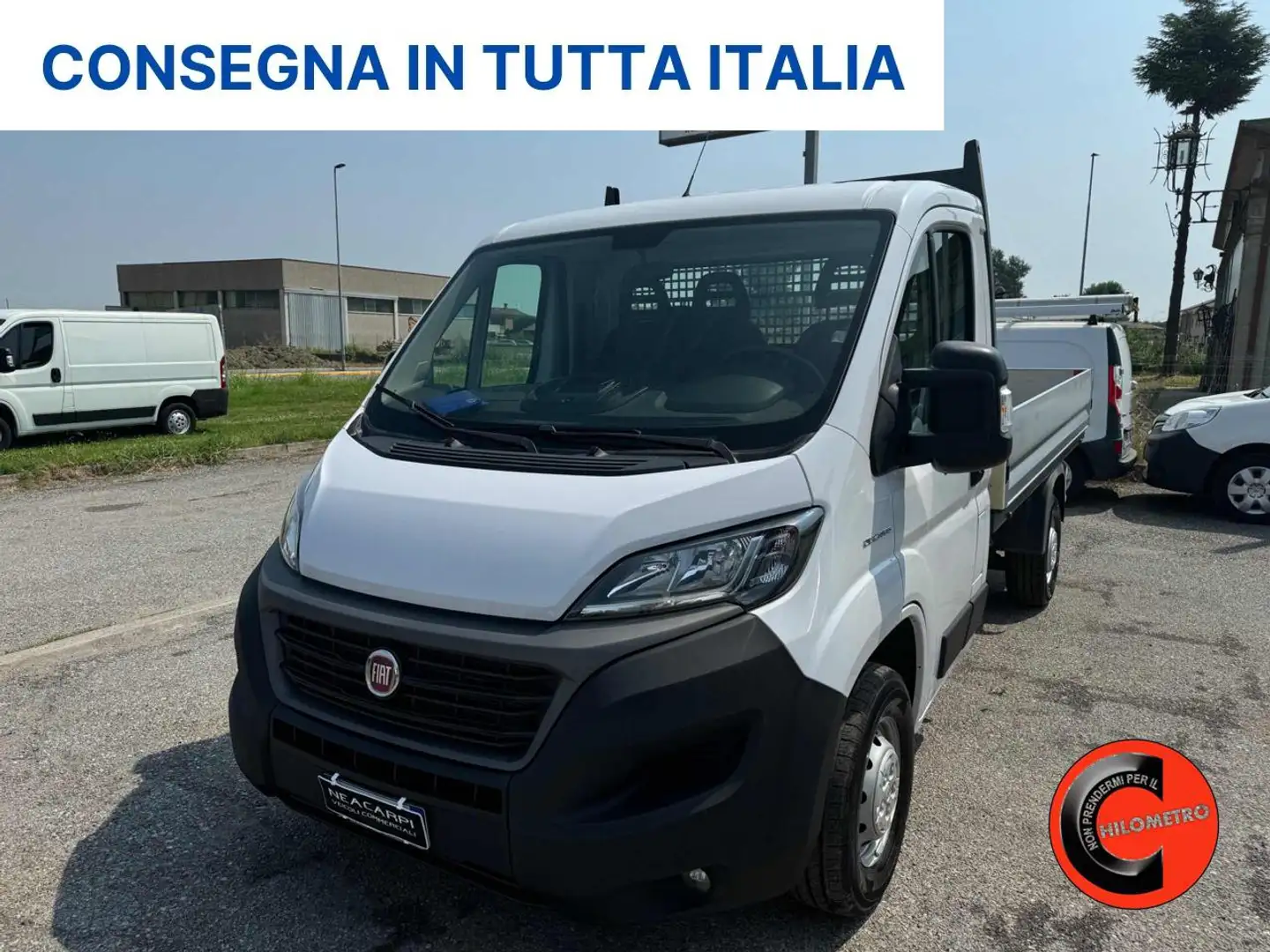 Fiat Ducato 2.3 MJT 140 CV CASSONE FISSO 327MT-POKI KM-E6D- Wit - 1