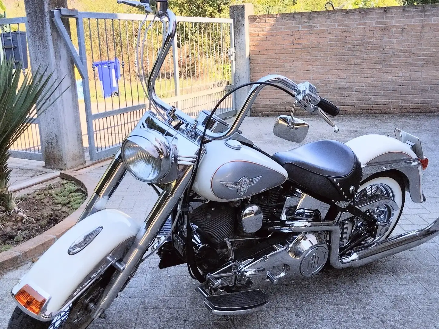 Harley-Davidson Heritage Softail custom Fehér - 2