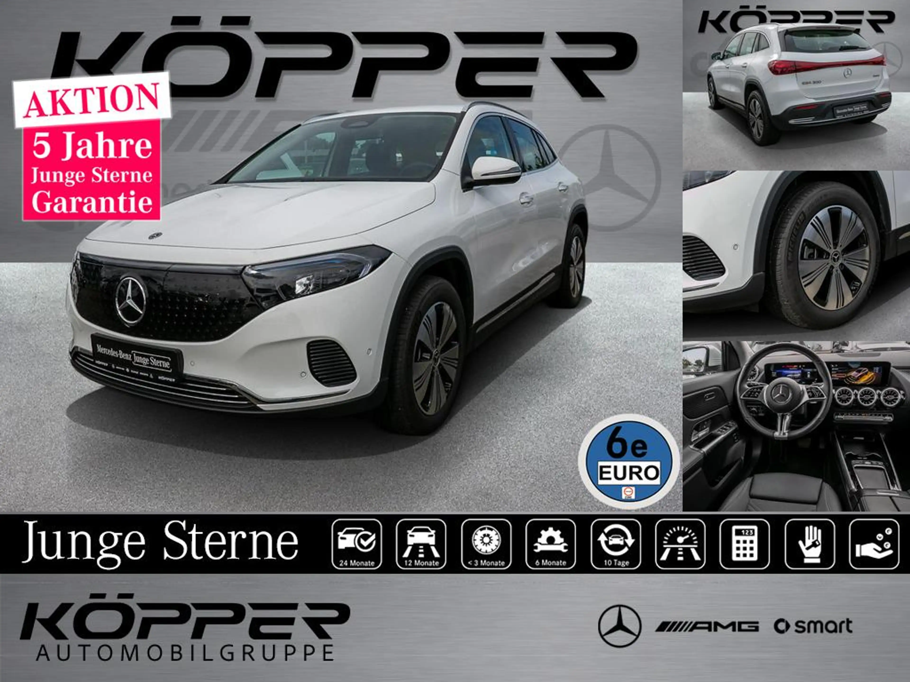 Mercedes-Benz EQA 300 4M Progressive Advanced PLUS White