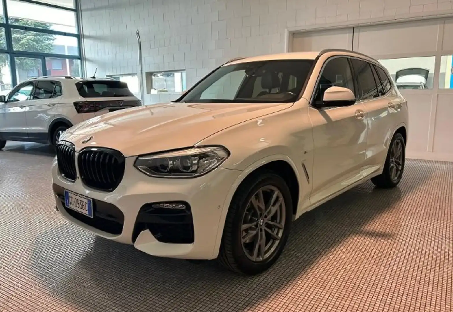 BMW X3 xdrive20d mhev 48V Msport auto Bianco - 2
