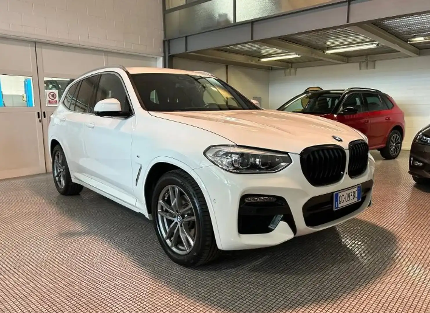 BMW X3 xdrive20d mhev 48V Msport auto Bianco - 1