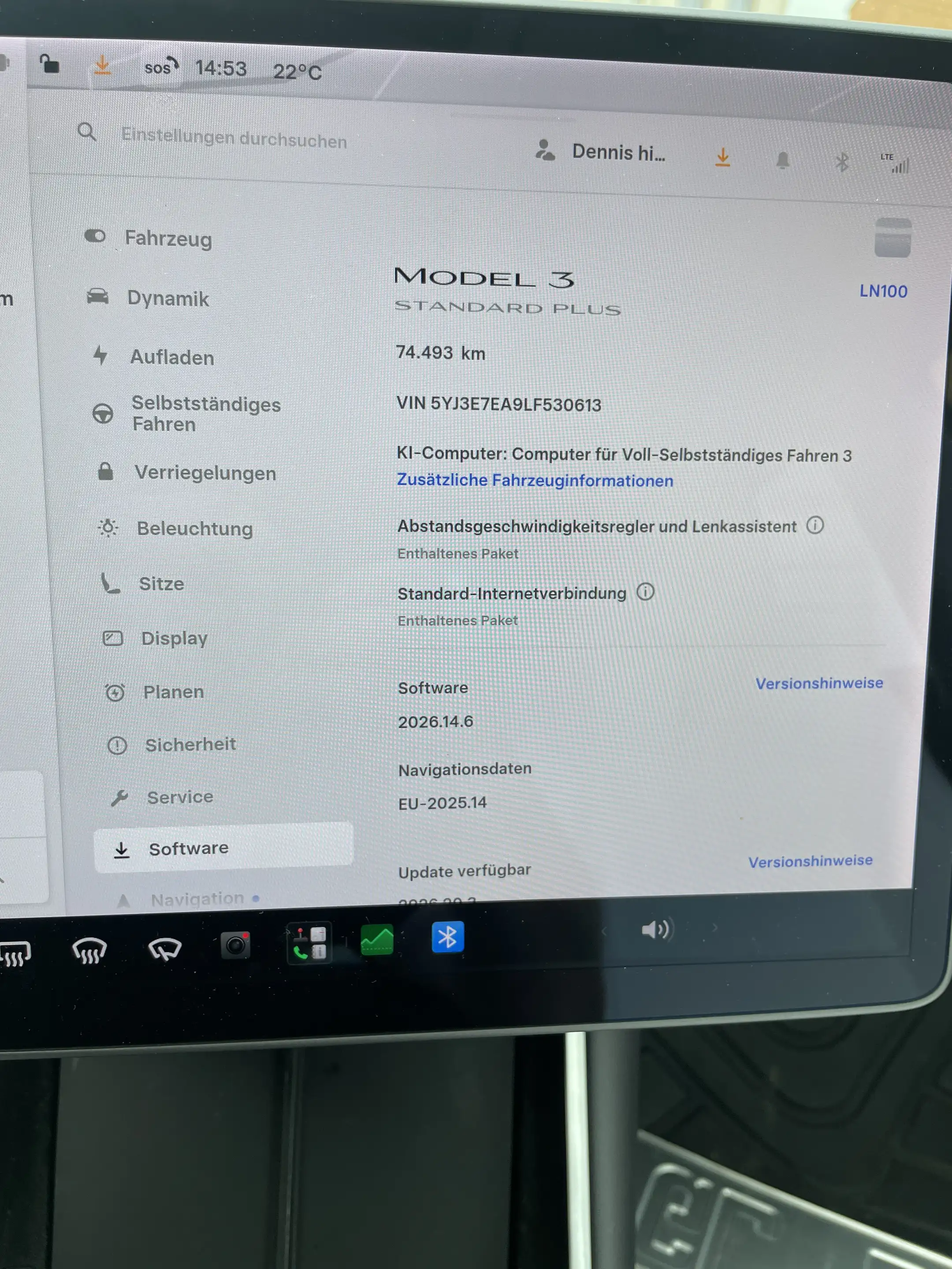 Tesla Model 3 Standard Range Plus RWD — photo 12