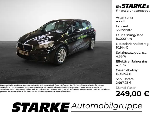 BMW 218 d Active Tourer Advantage Klima Parkhilfe Sitzh...