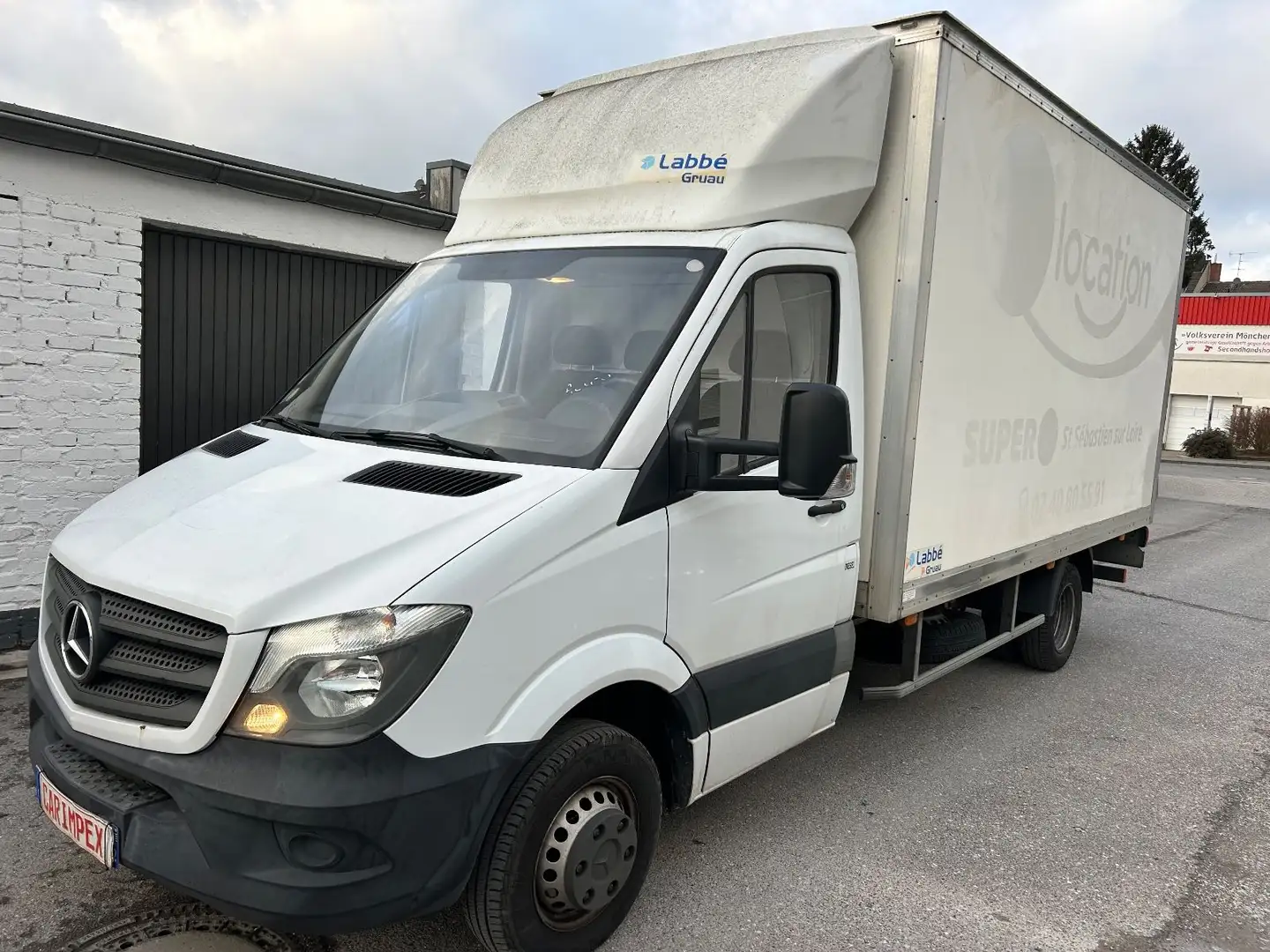 Mercedes-Benz Sprinter 314/514 CDI*3.5T*Koffer+LBW*Klima*Tempo Weiß - 1
