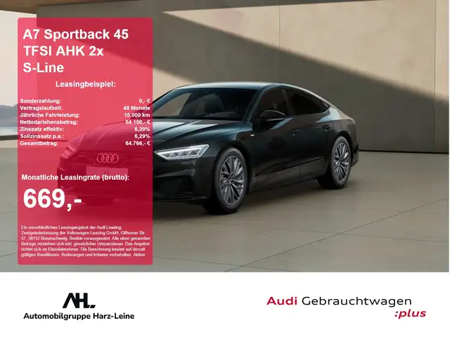Audi A7 Sportback 45 TFSI AHK 2x S Line 360 3xKlima
