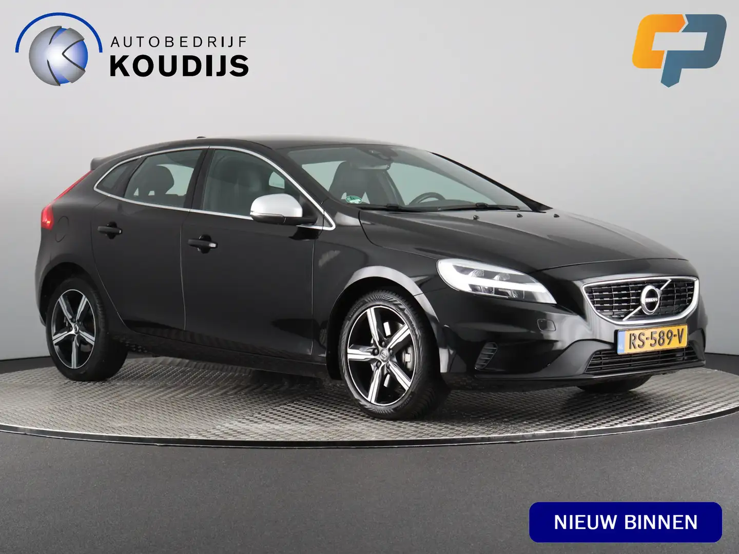 Volvo V40 2.0 T4 Business Sport R-Design (Nl-auto / Stoelver Zwart - 1