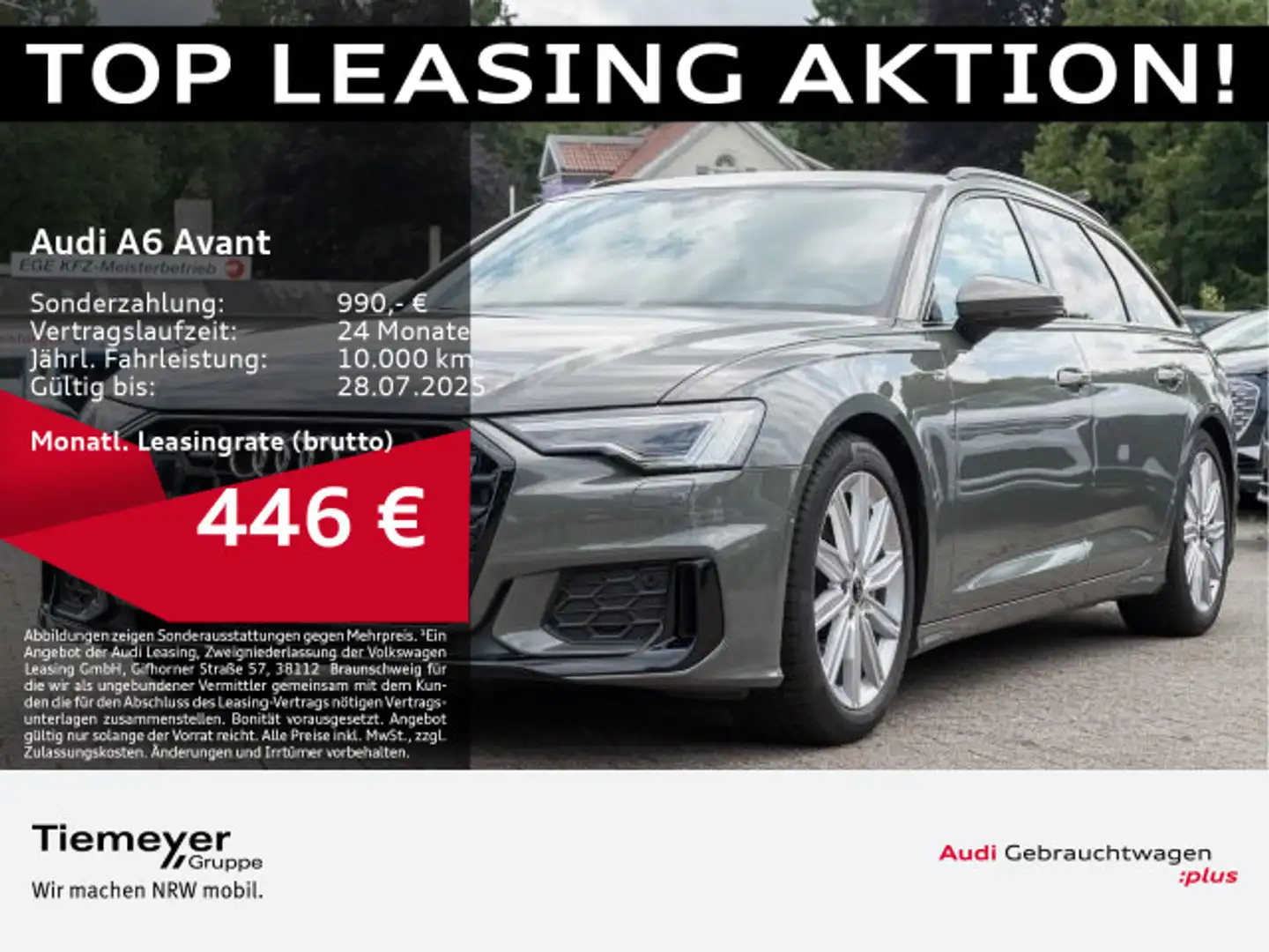 Audi A6 50 TFSI e Q S LINE UPE93 HuD LEDER KAME Grau - 1